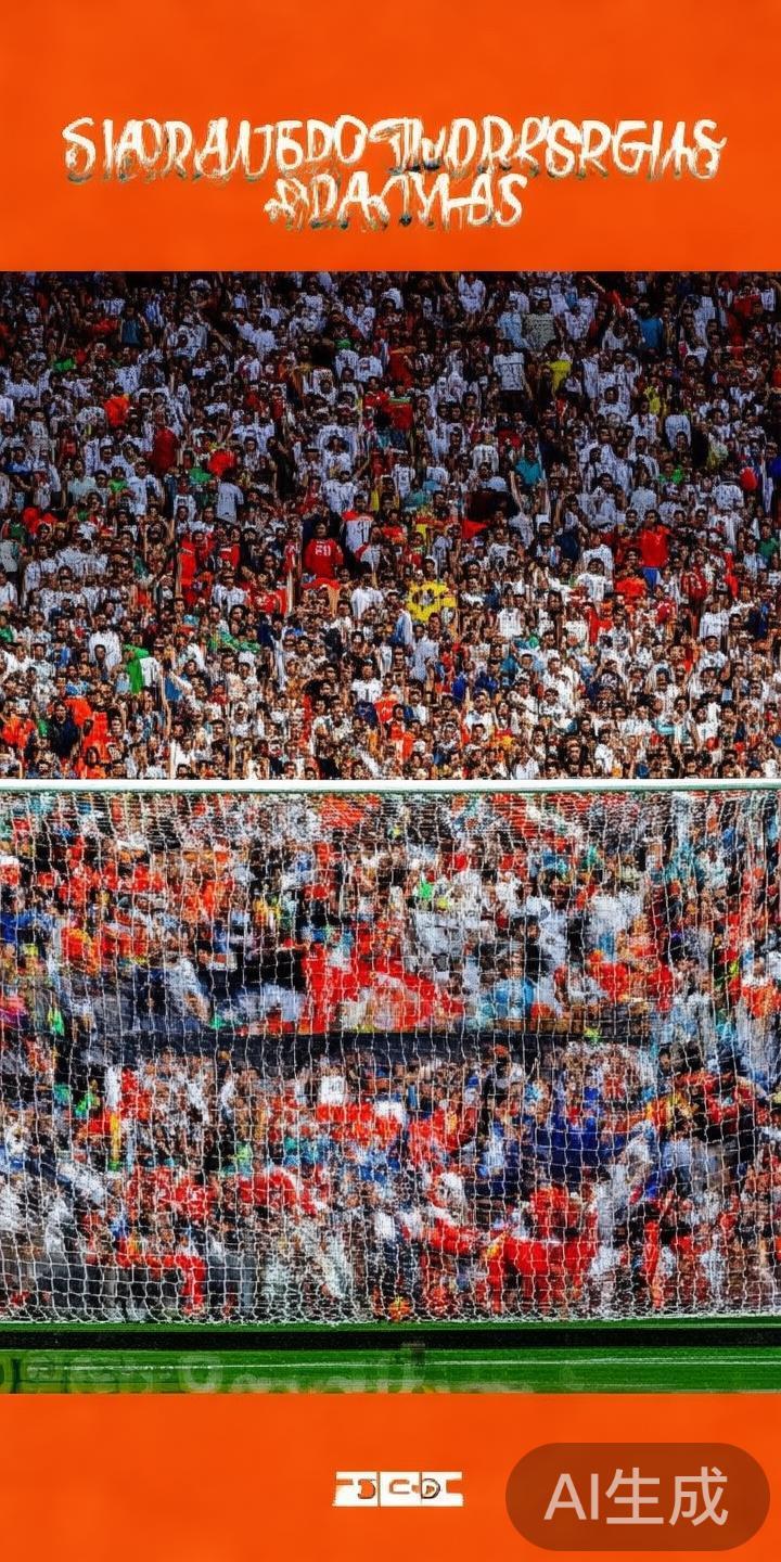 在激烈的足球世界杯比赛中，众多彩迷不仅梦想为国家队